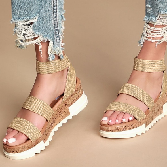 Steve Madden Shoes - Steve Madden Bandi Platform Wedge Sandals